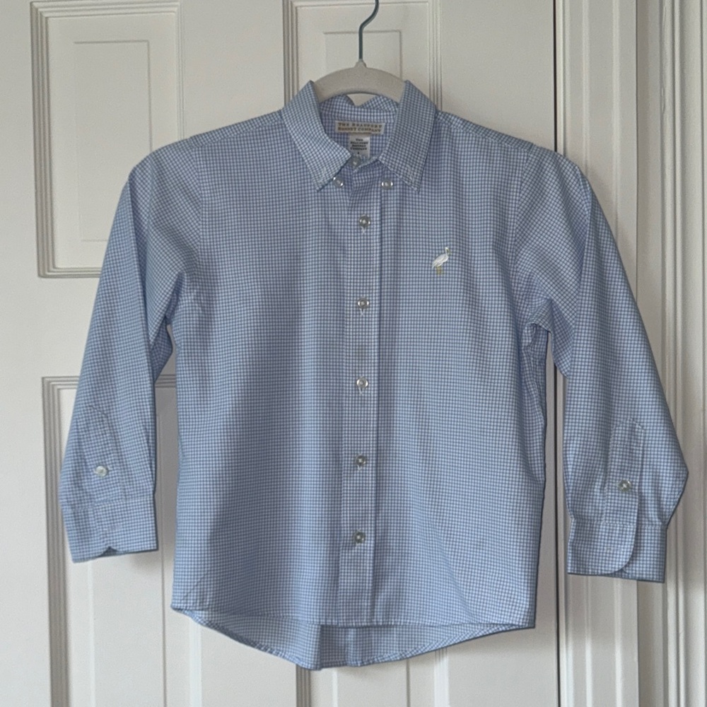 Boy’s Blue Checkered Shirt